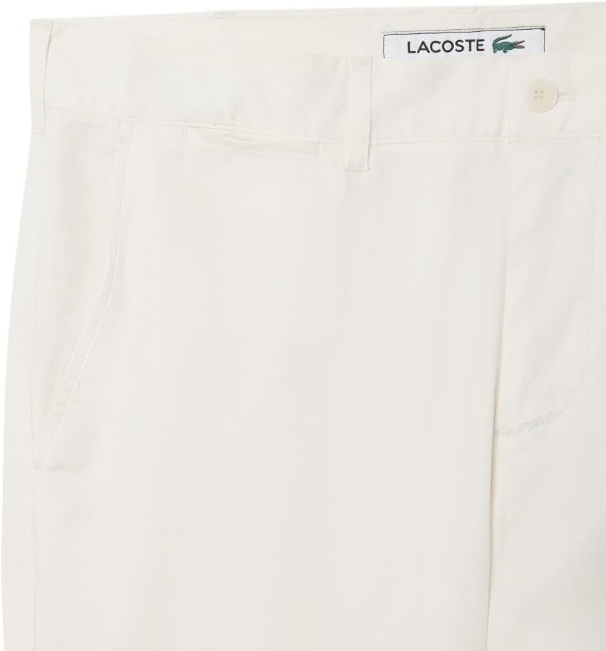 image:imageLacoste Mens Core Collection Slim Fit Stretch Cotton Chino PantFlour