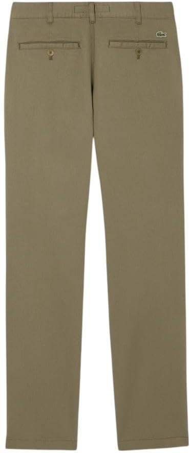 image:imageLacoste Mens Core Collection Slim Fit Stretch Cotton Chino PantKhaki