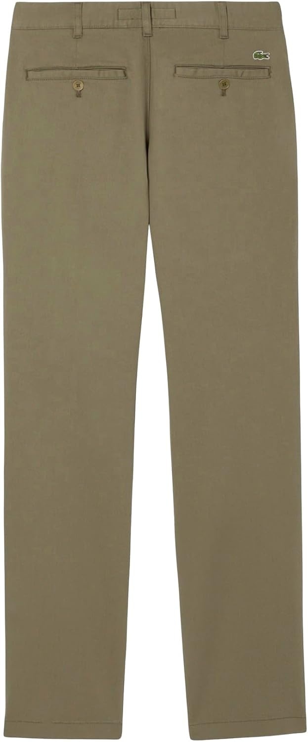 image:imageLacoste Mens Core Collection Slim Fit Stretch Cotton Chino PantNew Khaki