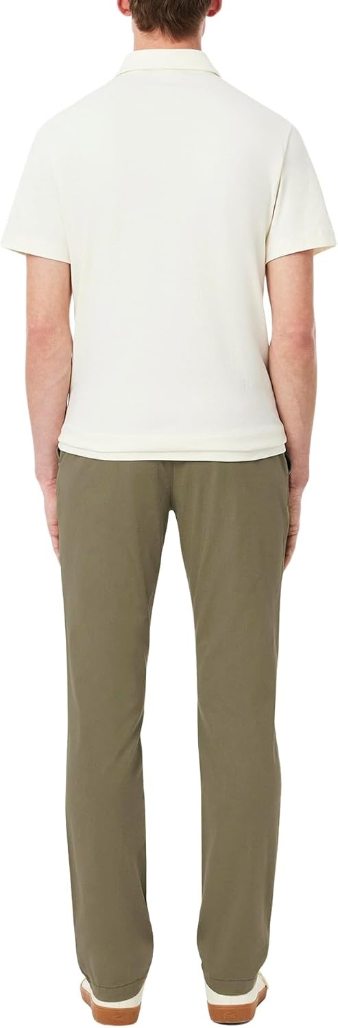 image:imageLacoste Mens Core Collection Slim Fit Stretch Cotton Chino PantNew Khaki