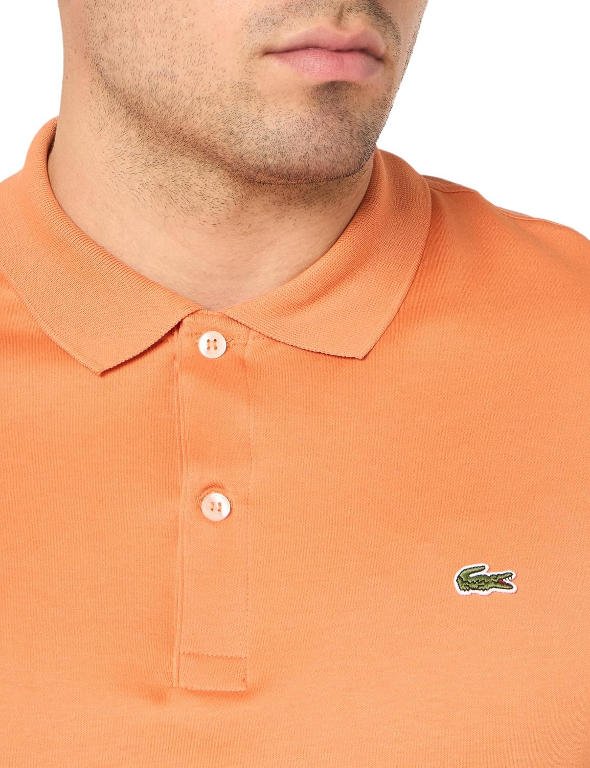 image:imageLacoste Mens Core Short Sleeve Regular Fit Green Croc PoloBlossom