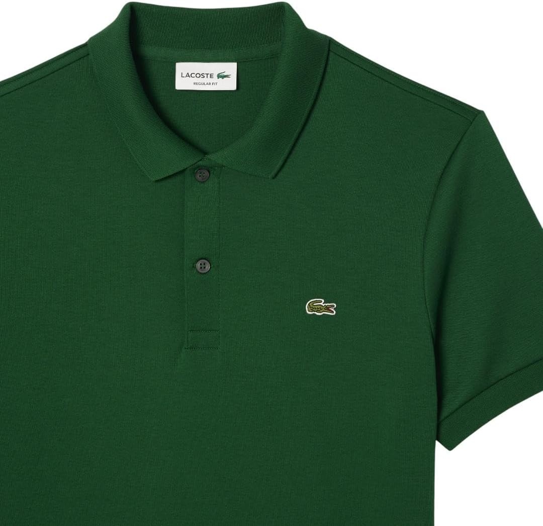 image:imageLacoste Mens Core Short Sleeve Regular Fit Green Croc PoloGreen