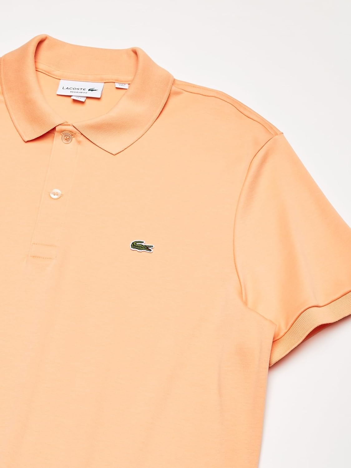 image:imageLacoste Mens Core Short Sleeve Regular Fit Green Croc PoloLedge