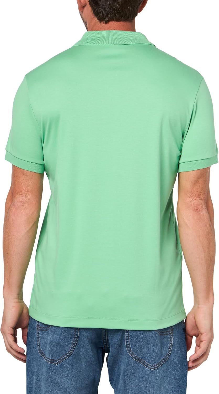 image:imageLacoste Mens Core Short Sleeve Regular Fit Green Croc PoloLiamone