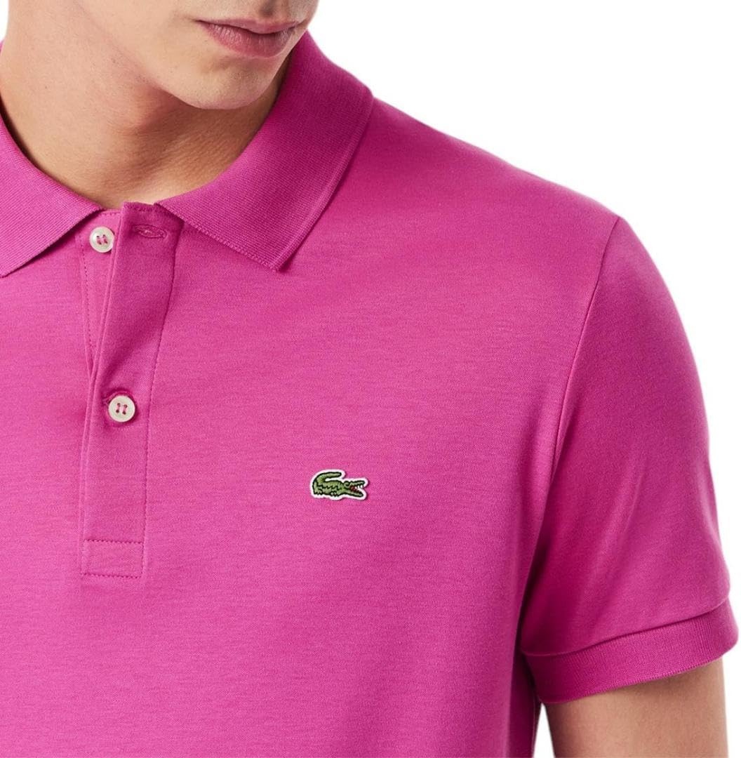 image:imageLacoste Mens Core Short Sleeve Regular Fit Green Croc PoloMalva