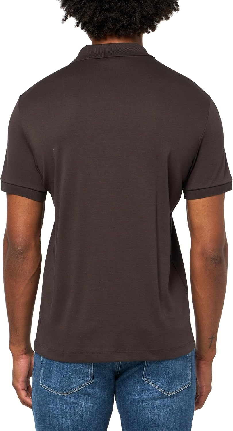 image:imageLacoste Mens Core Short Sleeve Regular Fit Green Croc PoloPort