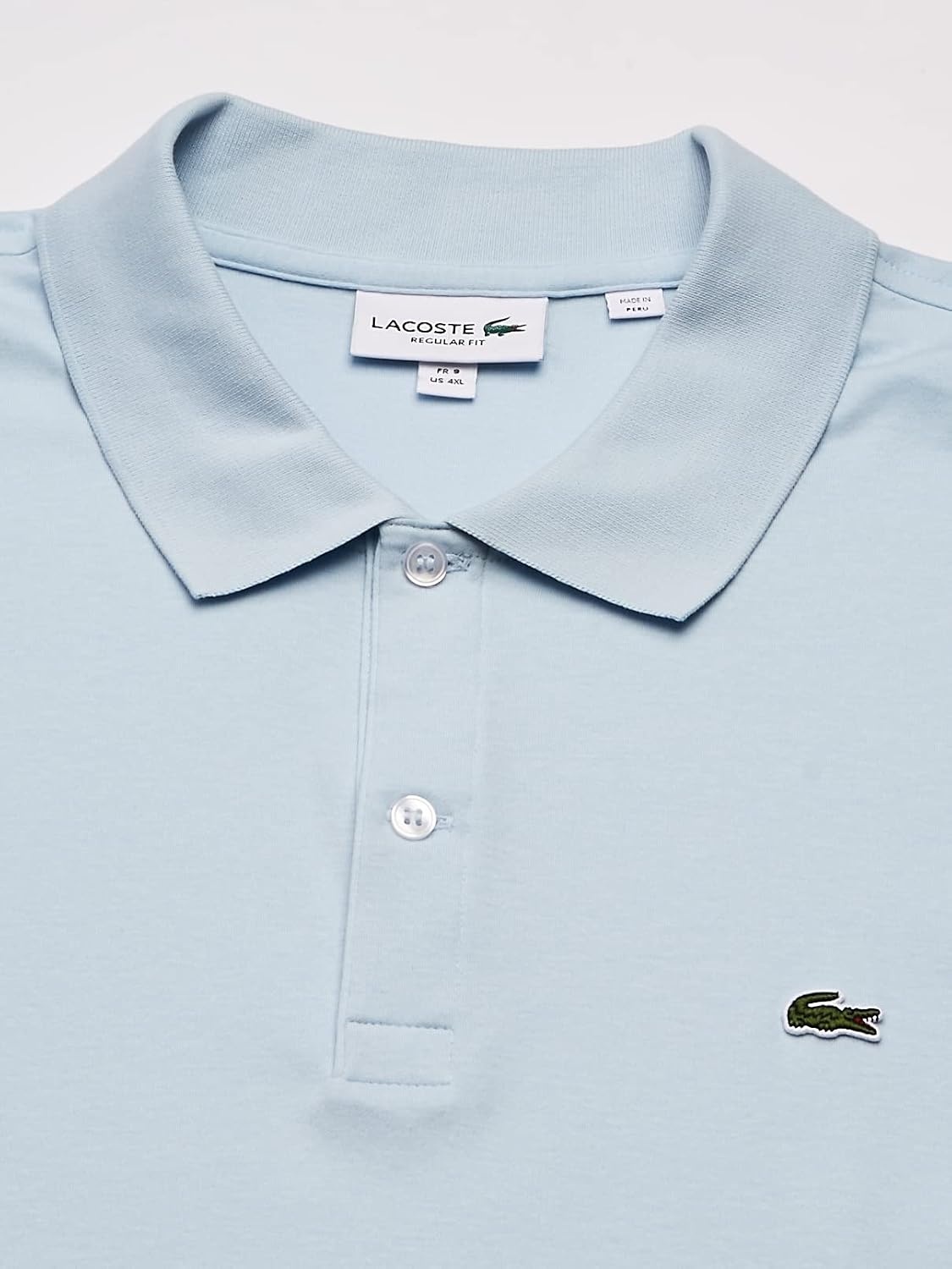 image:imageLacoste Mens Core Short Sleeve Regular Fit Green Croc PoloRill Blue