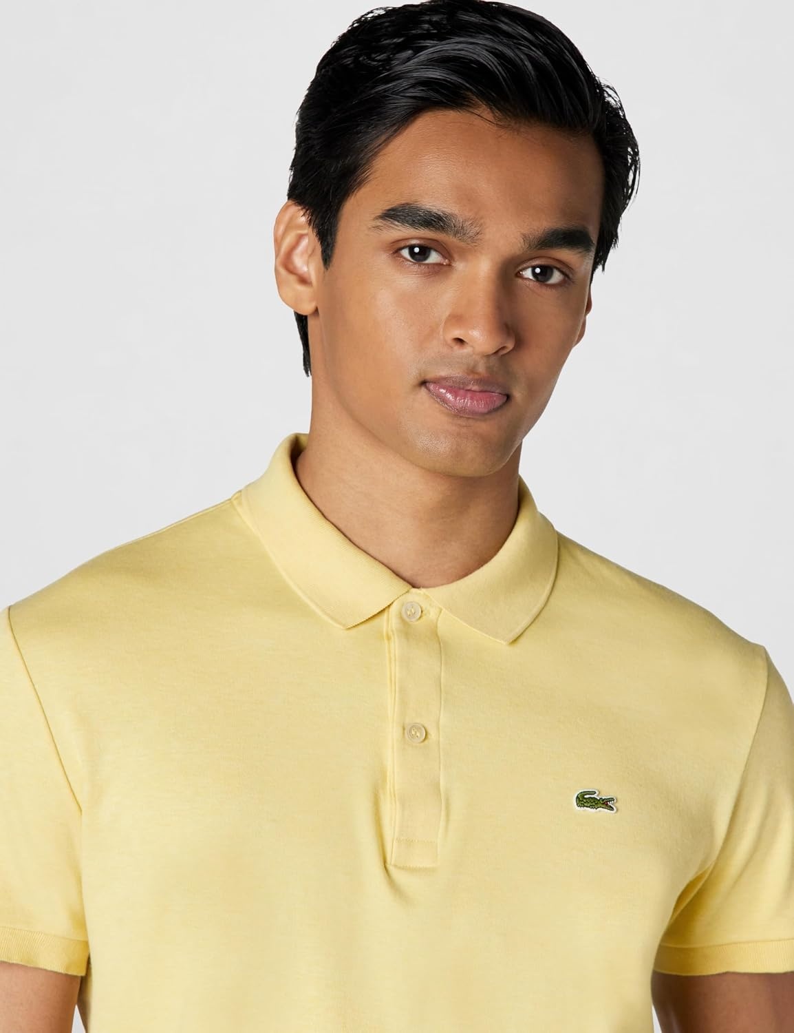 image:imageLacoste Mens Core Short Sleeve Regular Fit Green Croc PoloSoleil Chine