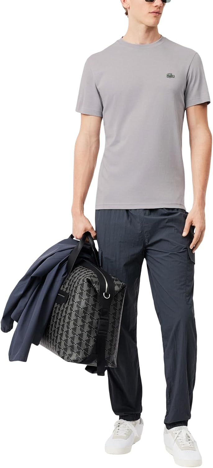 image:imageLacoste Mens Cotton Blend TShirtElephant Grey