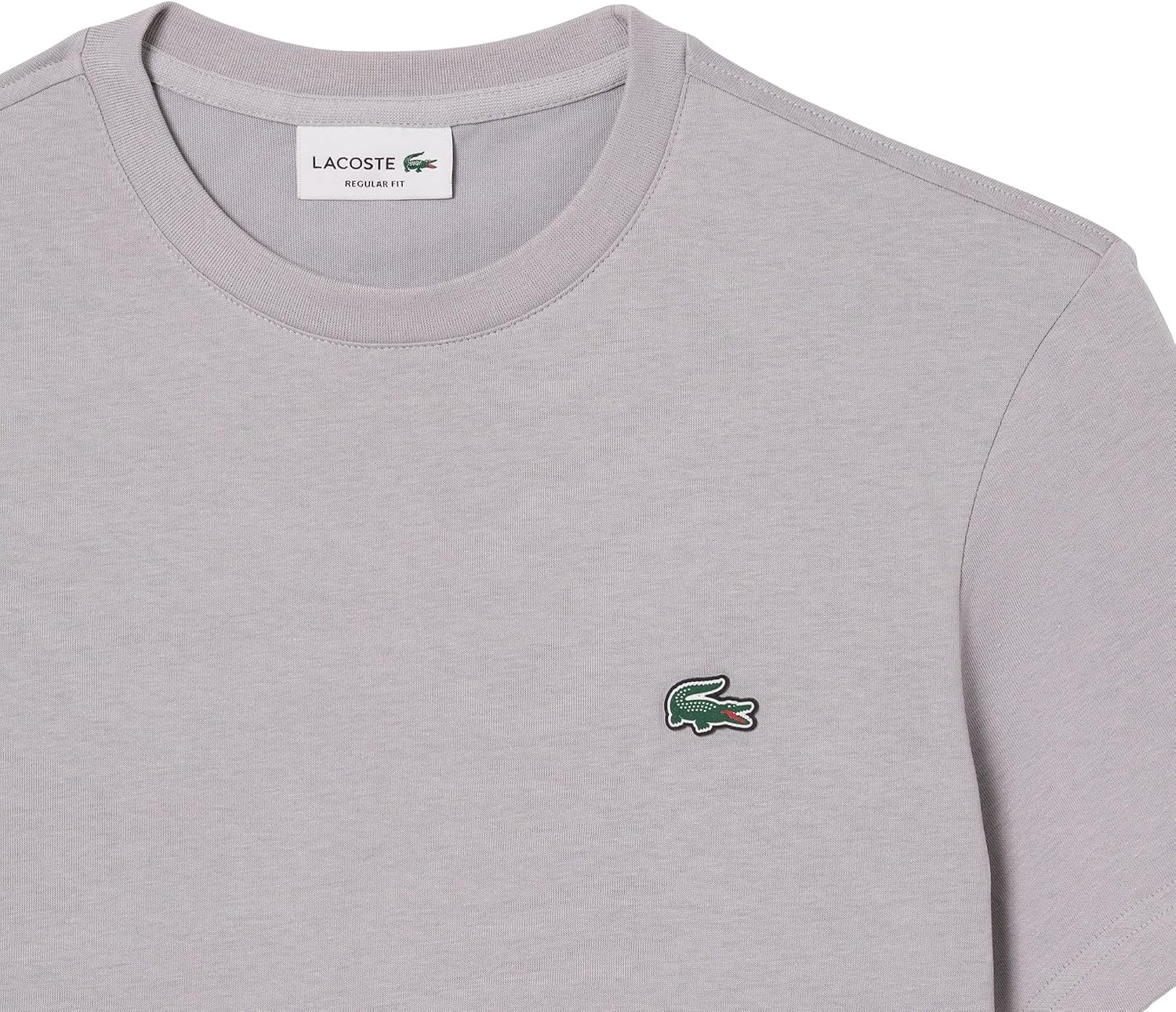 image:imageLacoste Mens Cotton Blend TShirtElephant Grey