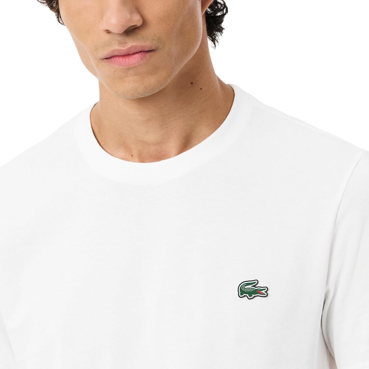 image:imageLacoste Mens Cotton Blend TShirtWhite