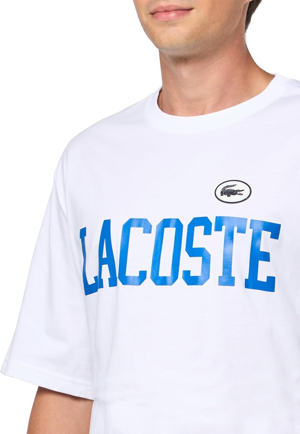 image:imageLacoste Mens Cotton Jersey TShirt Plus Size BigWhite