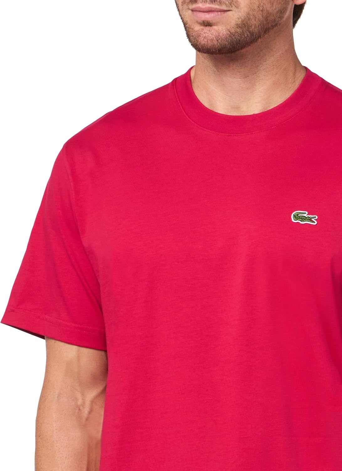 image:imageLacoste Mens Cotton Logo TeeBigarreau Cherry