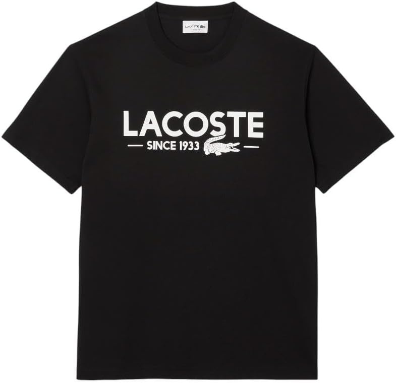 image:imageLacoste Mens Cotton Logo TeeBlack Lacoste Birthdate