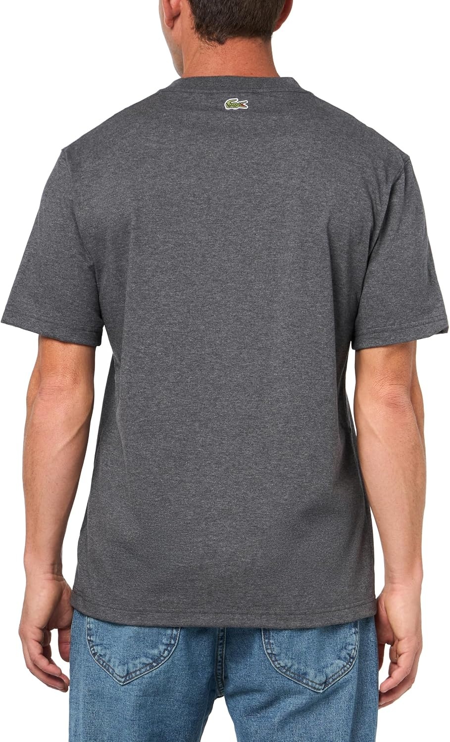 image:imageLacoste Mens Cotton Logo TeeDark Grey Lacoste Birthdate