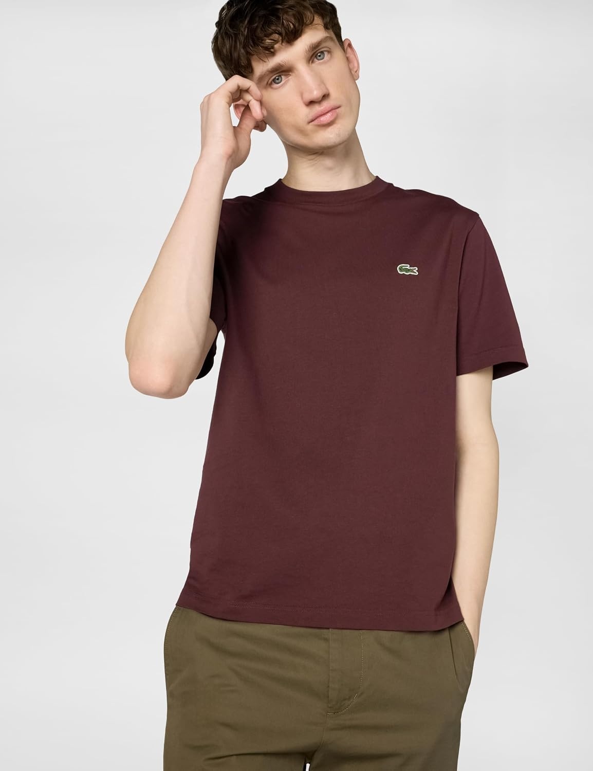 image:imageLacoste Mens Cotton Logo TeeExpresso Green Croc