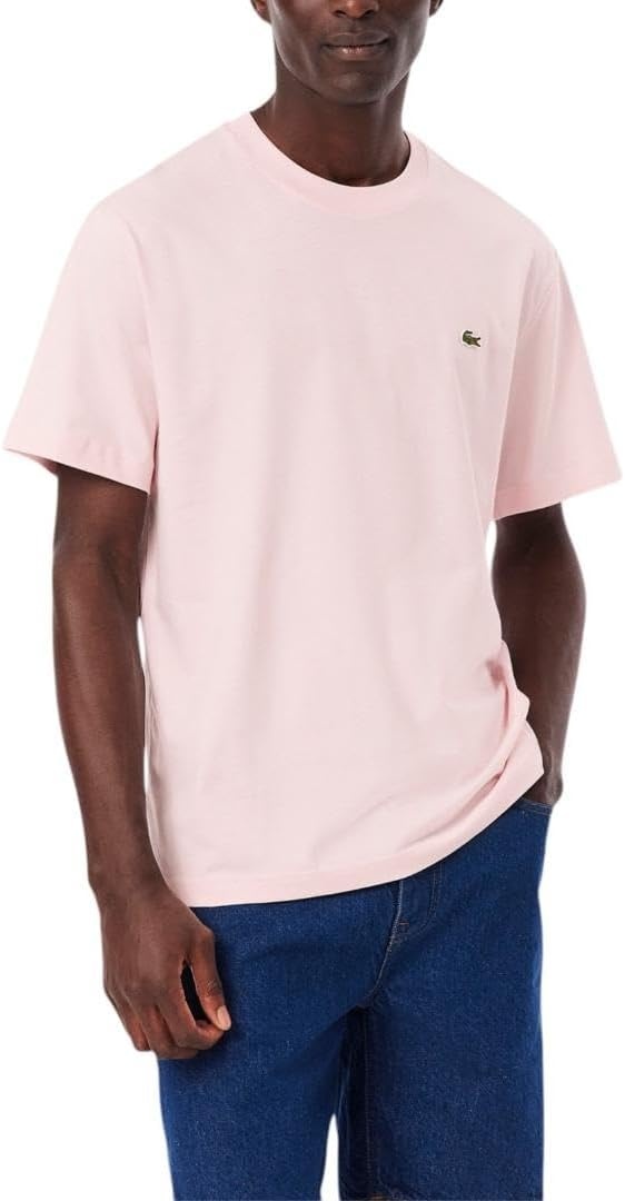 image:imageLacoste Mens Cotton Logo TeeFlamingo Green Croc