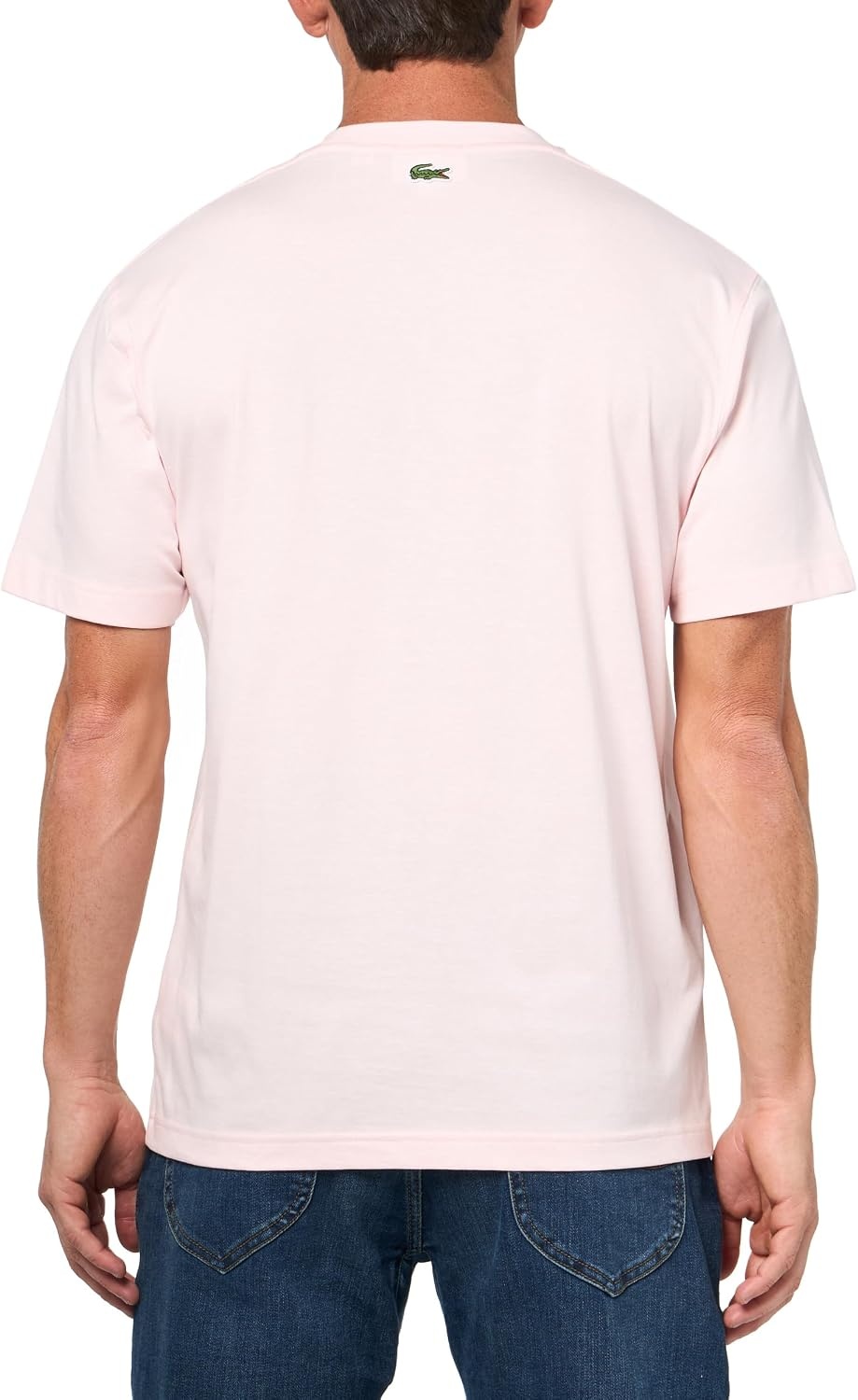 image:imageLacoste Mens Cotton Logo TeeFlamingo Rubber Print