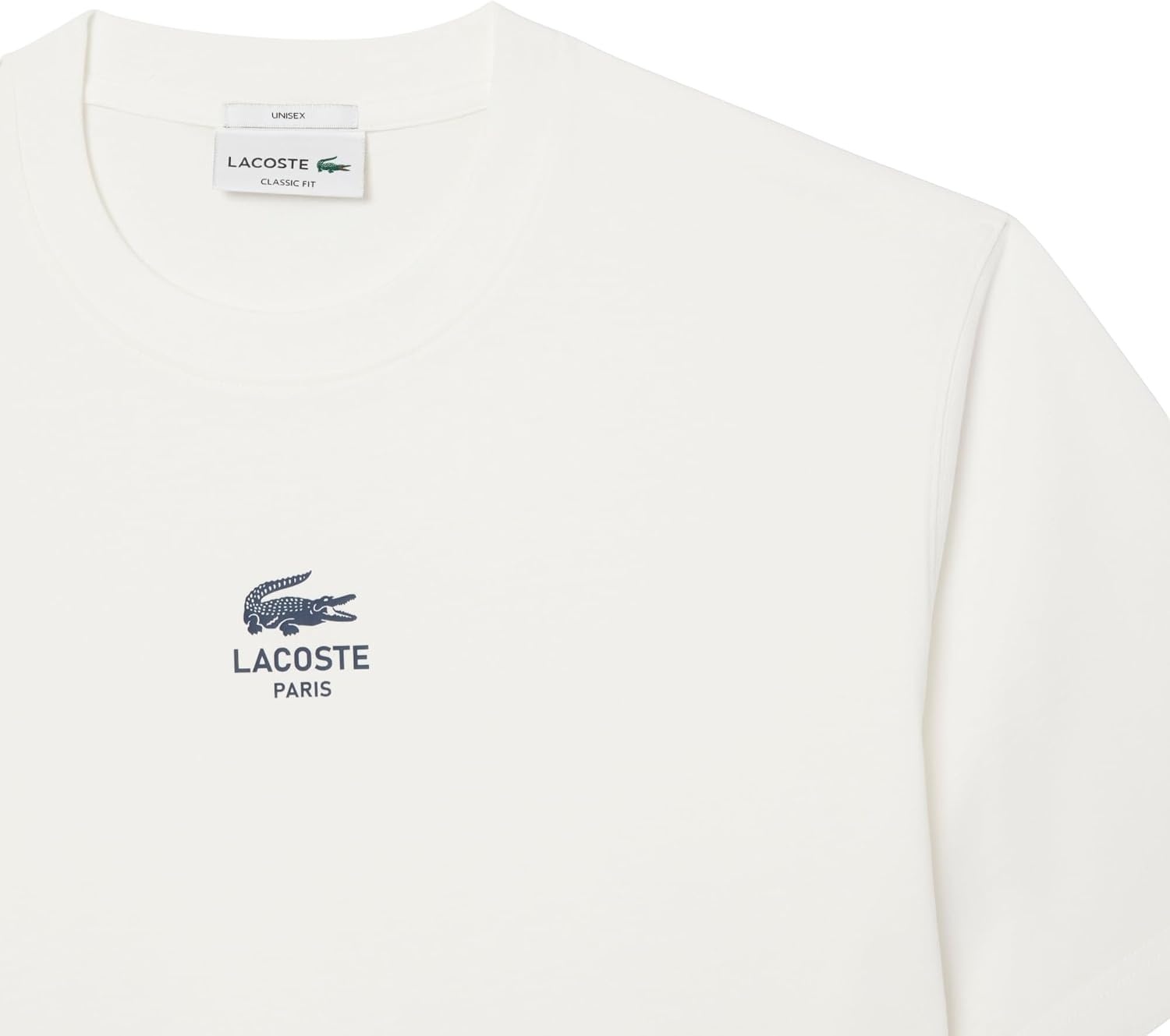 image:imageLacoste Mens Cotton Logo TeeFlour Rubber Print