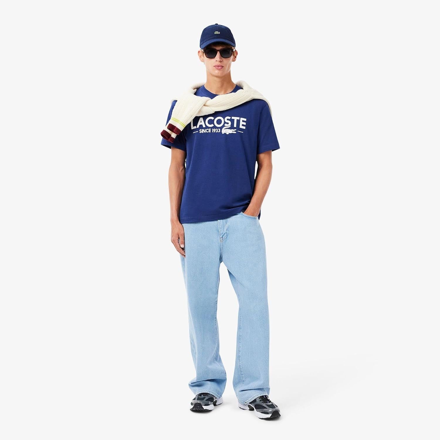 image:imageLacoste Mens Cotton Logo TeeGlobe