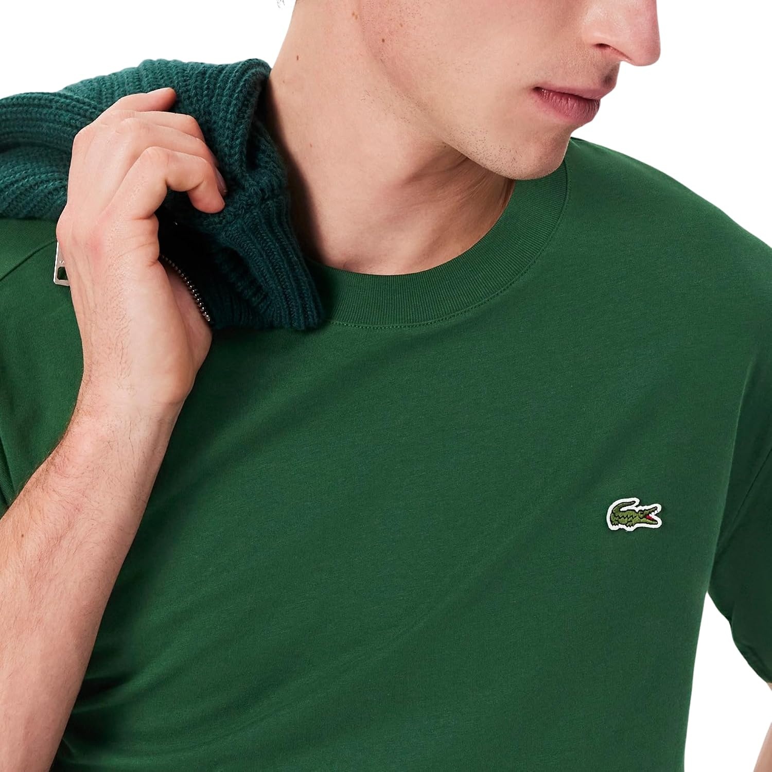 image:imageLacoste Mens Cotton Logo TeeGreen