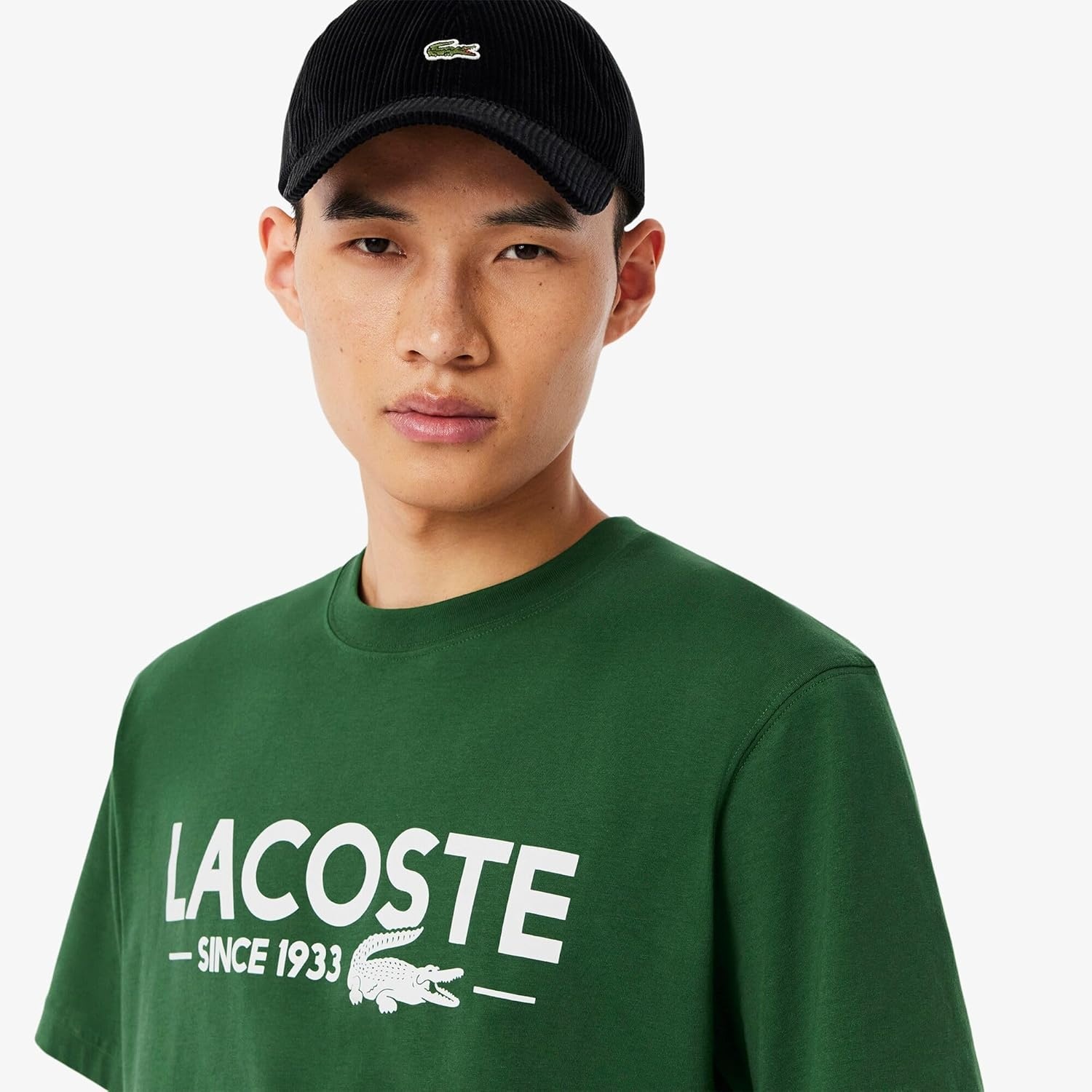 image:imageLacoste Mens Cotton Logo TeeGreen Lacoste Birthdate