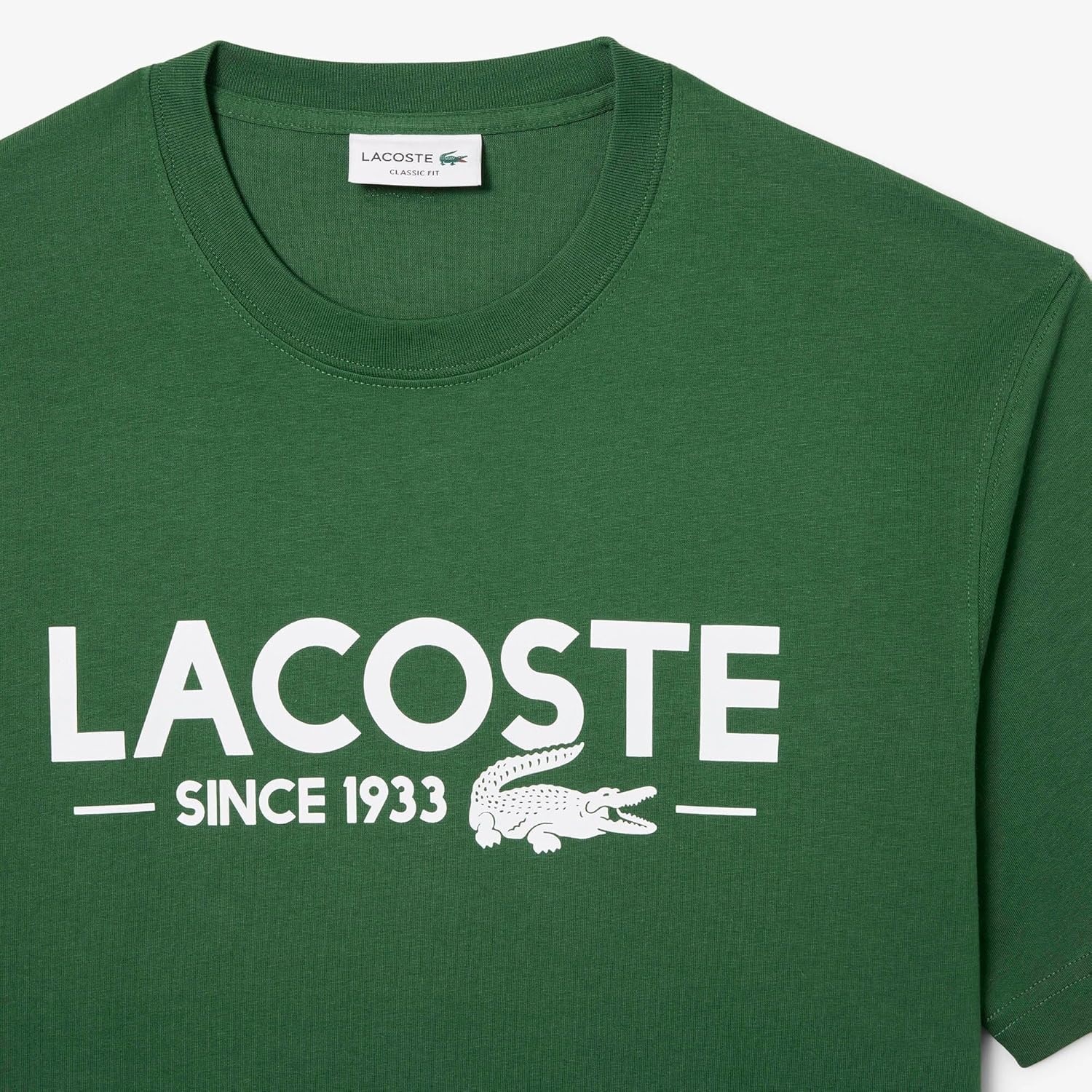 image:imageLacoste Mens Cotton Logo TeeGreen Lacoste Birthdate