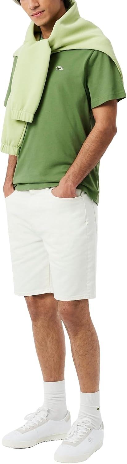 image:imageLacoste Mens Cotton Logo TeeLambs Lettuce