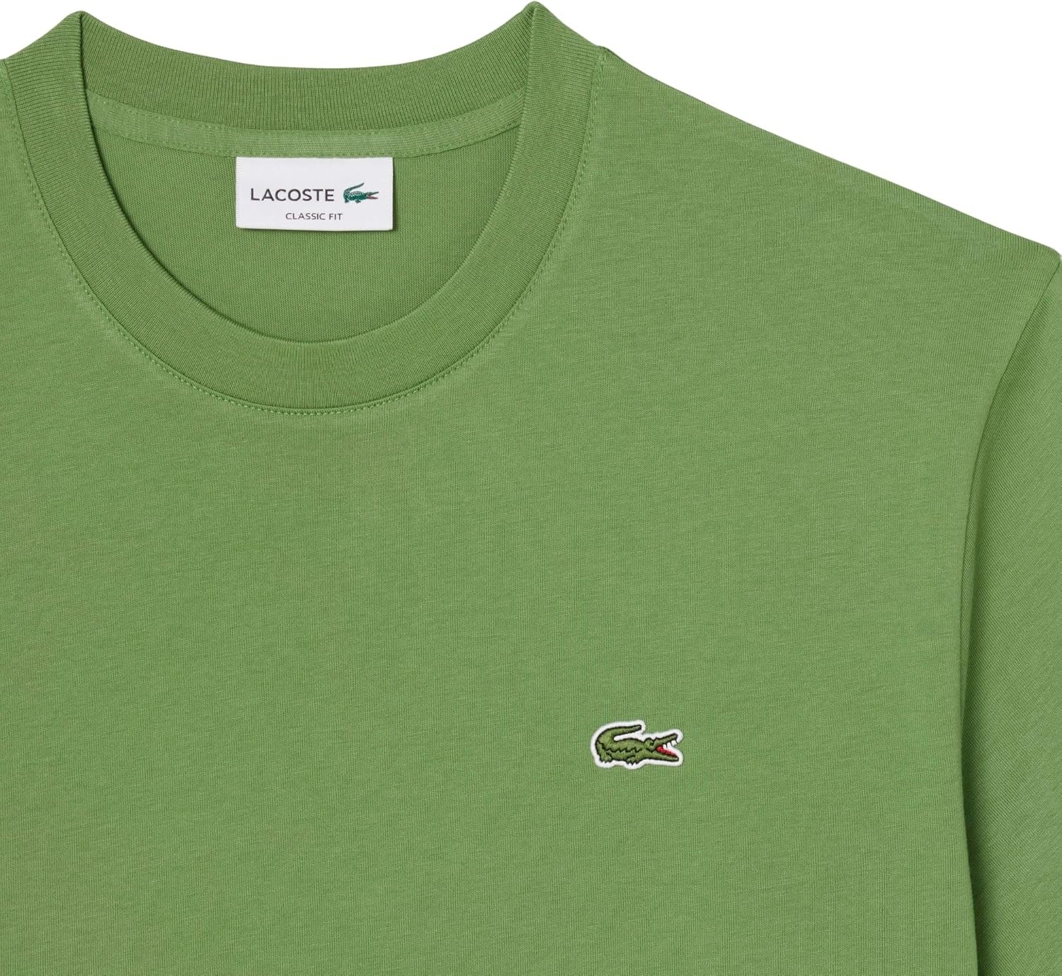 image:imageLacoste Mens Cotton Logo TeeLambs Lettuce