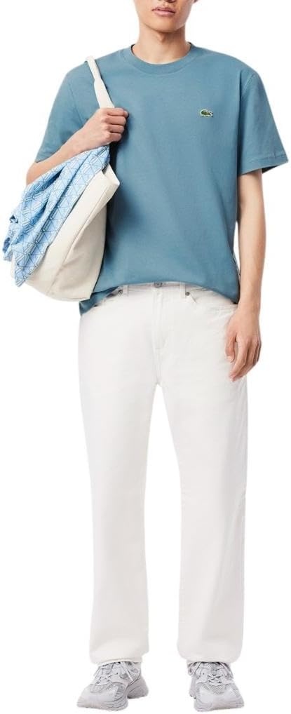 image:imageLacoste Mens Cotton Logo TeeLimestone Green Croc