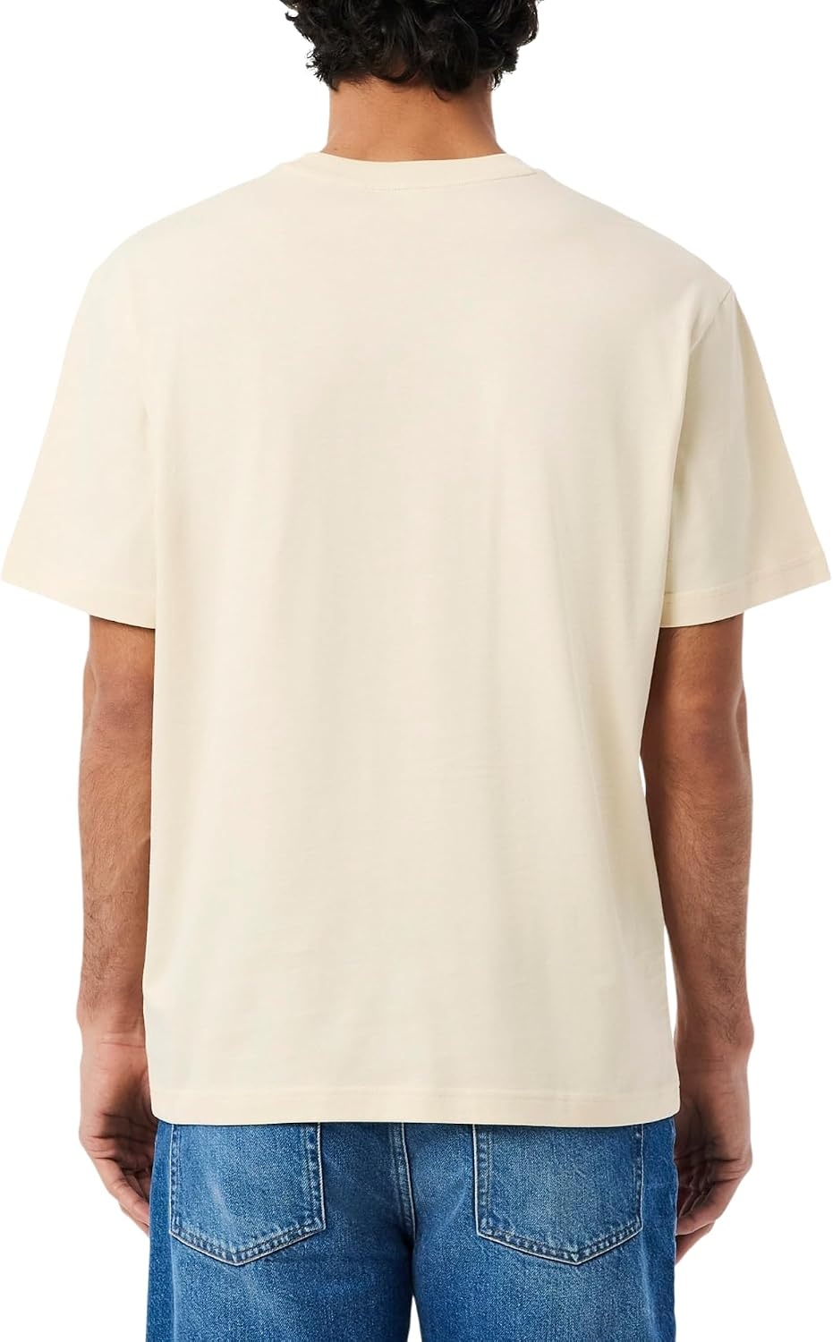 image:imageLacoste Mens Cotton Logo TeeNaturel Clair