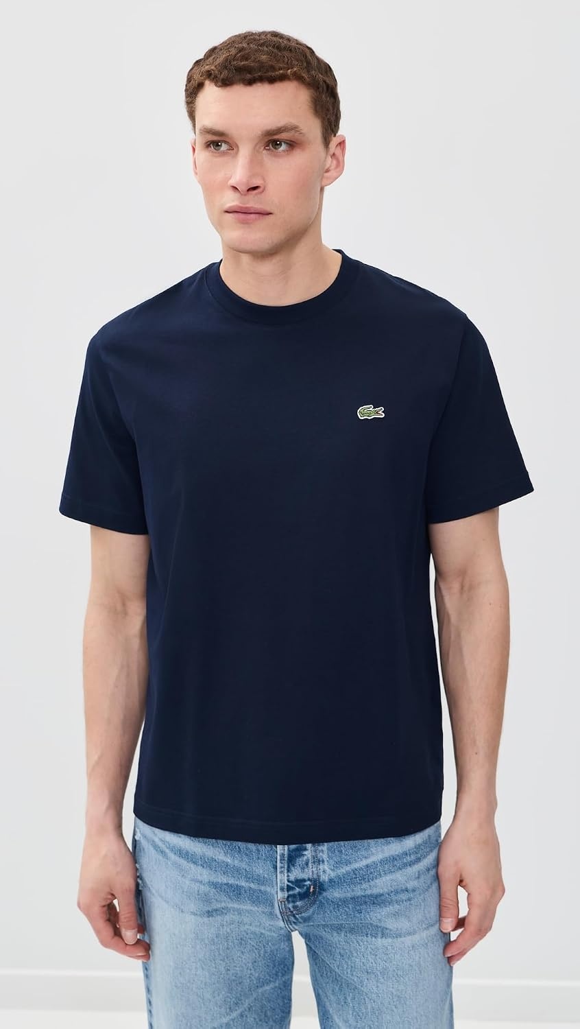 image:imageLacoste Mens Cotton Logo TeeNavy Blue