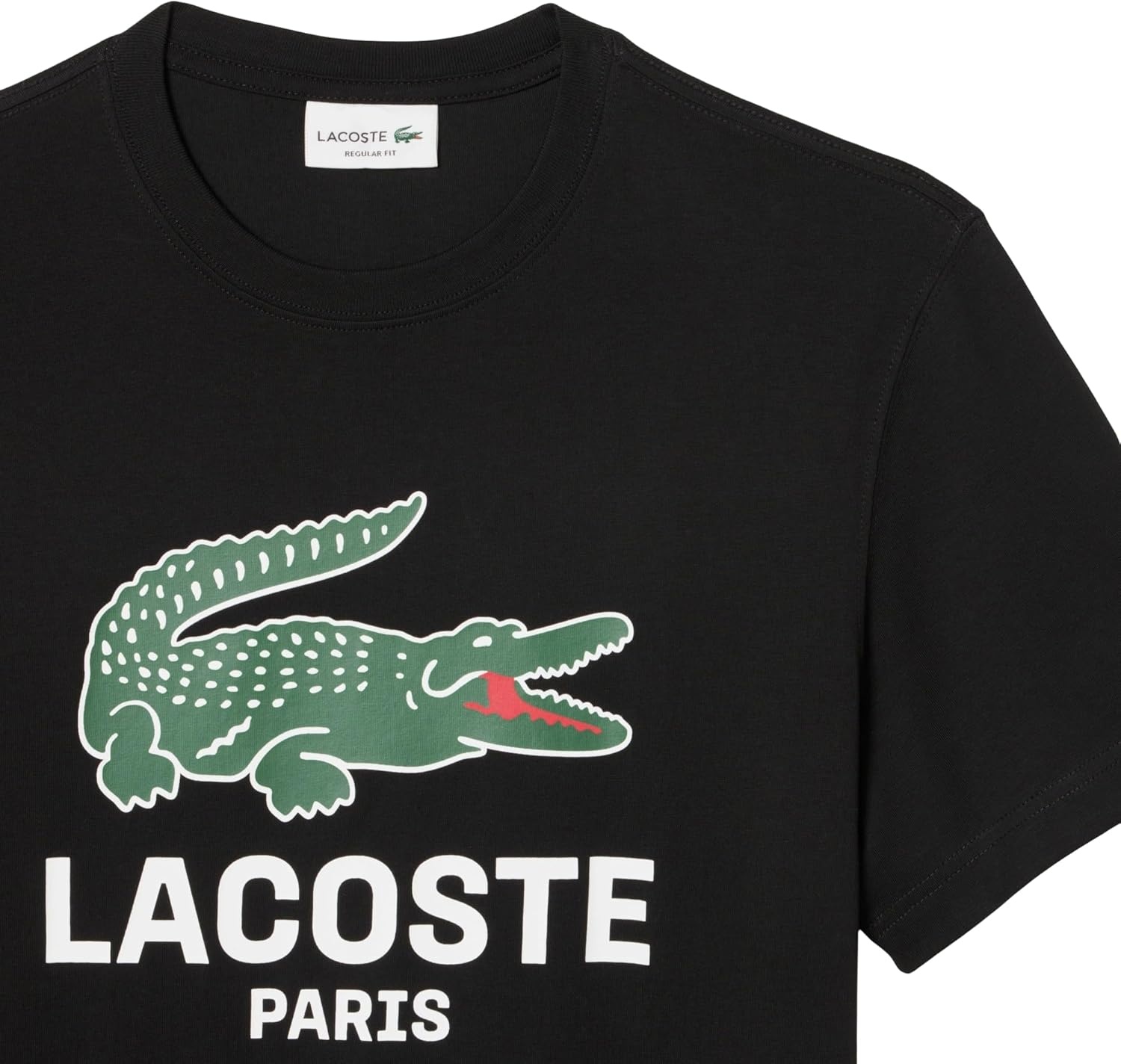 image:imageLacoste Mens Cotton Logo TeeNew Black