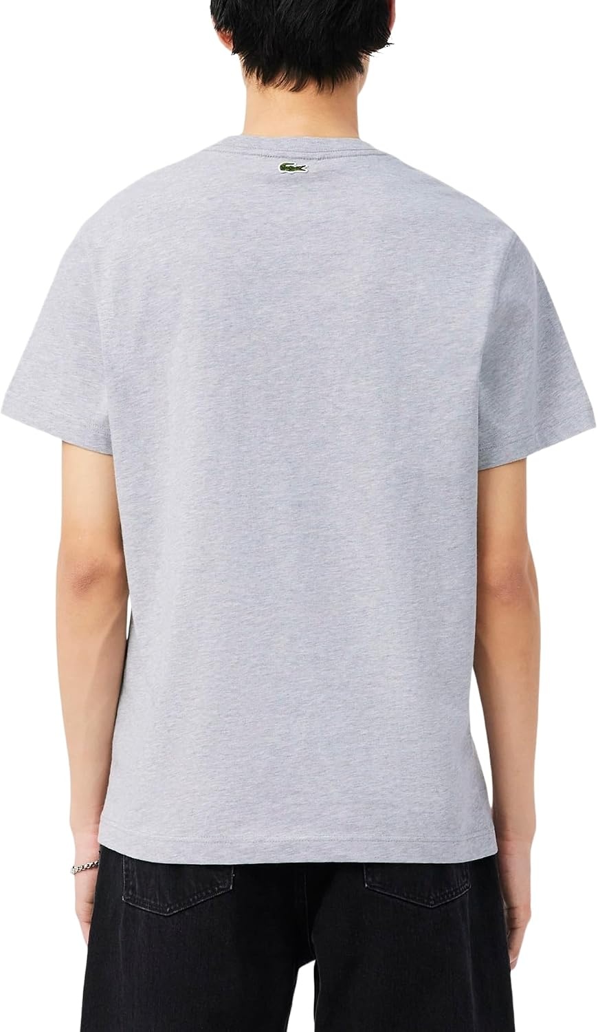 image:imageLacoste Mens Cotton Logo TeeNew Silver Chine