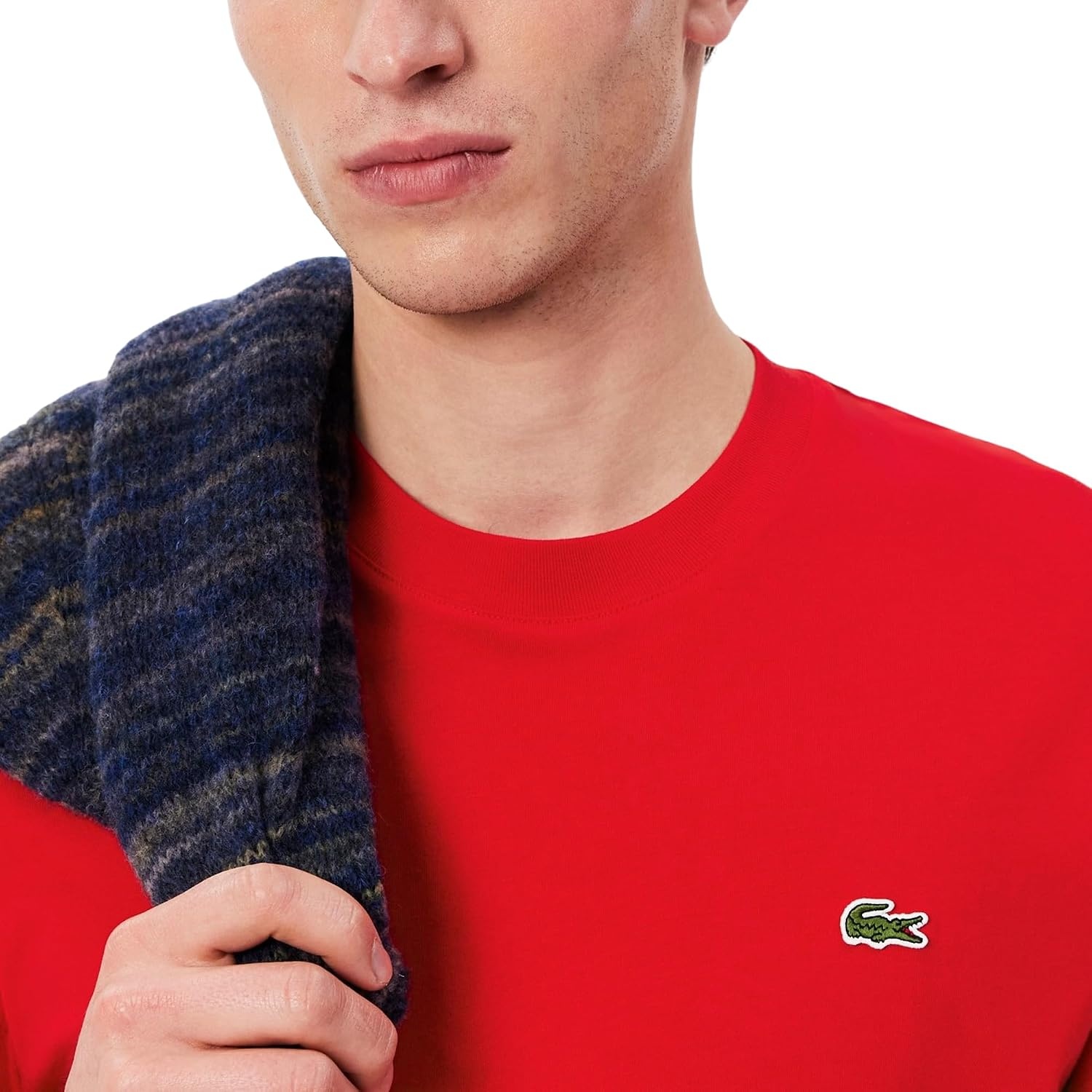 image:imageLacoste Mens Cotton Logo TeeRed