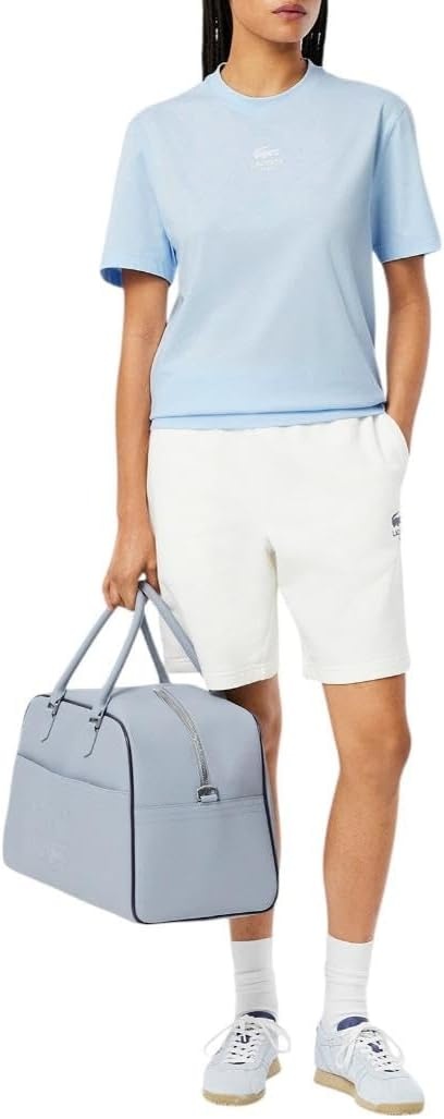 image:imageLacoste Mens Cotton Logo TeeRill Blue Rubber Print
