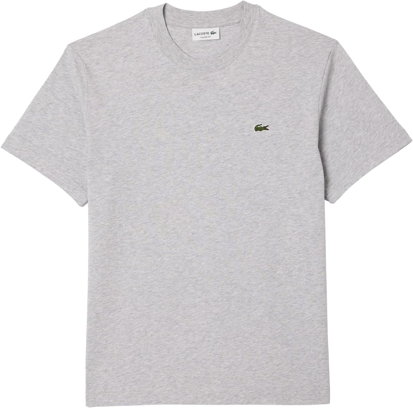 image:imageLacoste Mens Cotton Logo TeeSilver Chine