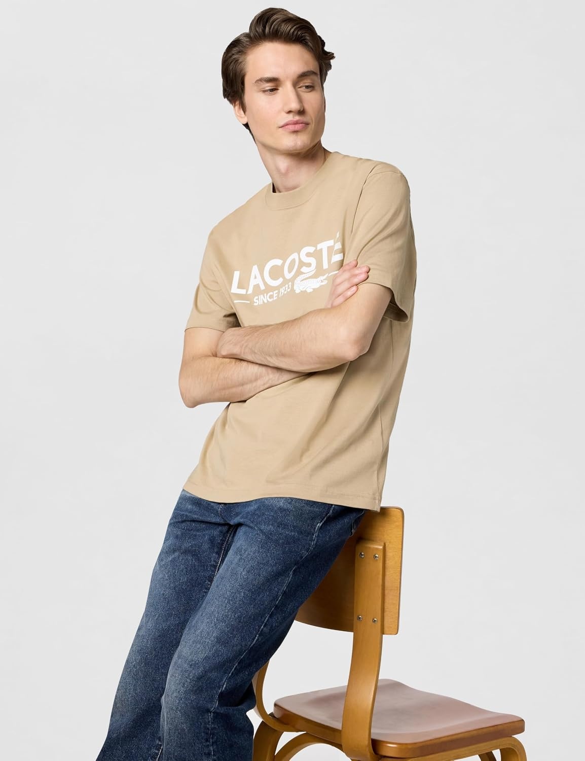 image:imageLacoste Mens Cotton Logo TeeViennese Lacoste Birthdate