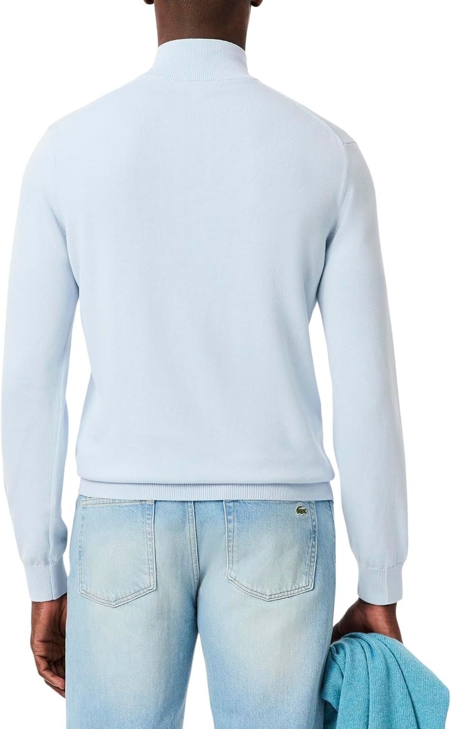 image:imageLacoste Mens Cotton Quarter Zip SweaterRill