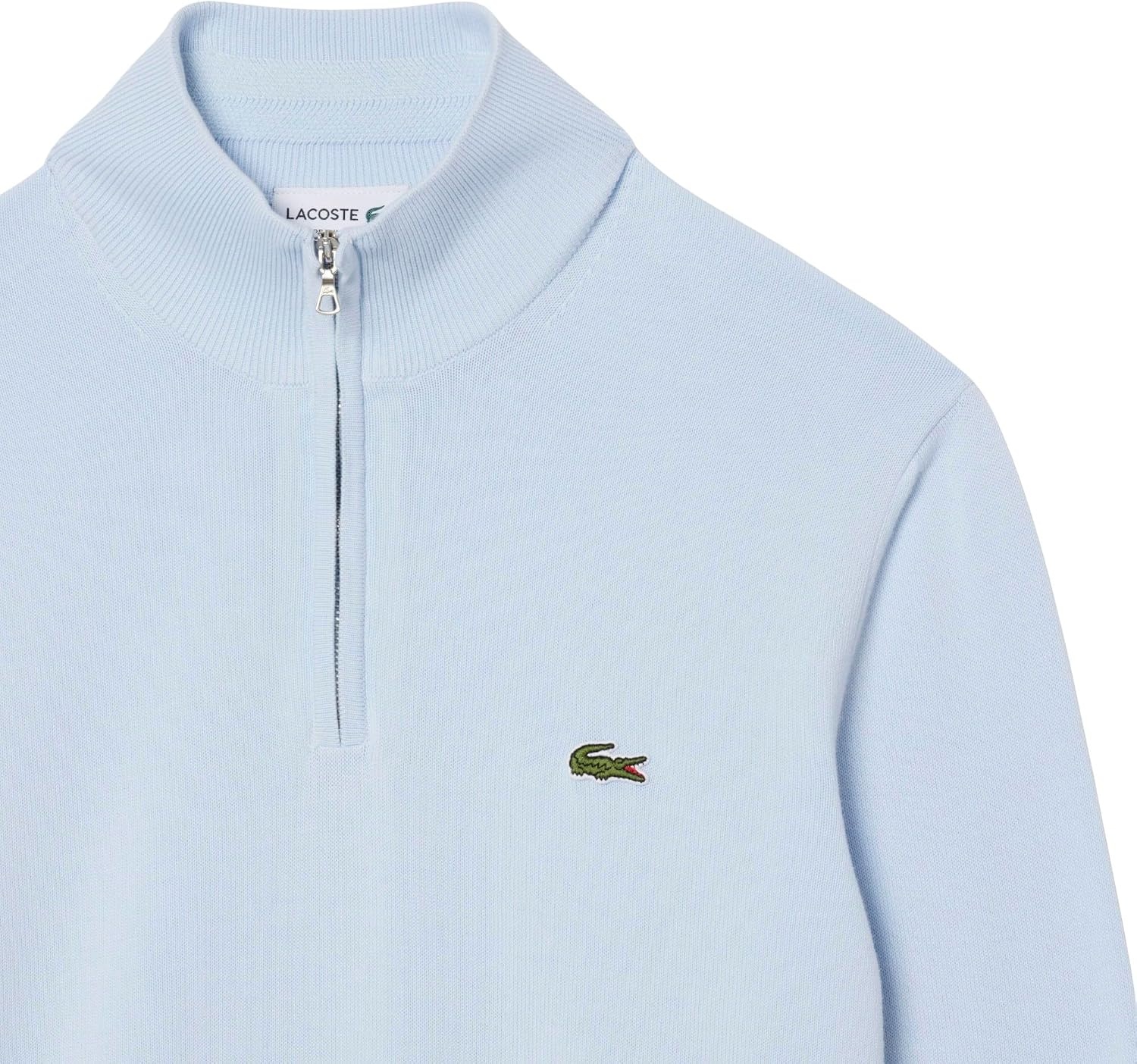 image:imageLacoste Mens Cotton Quarter Zip SweaterRill