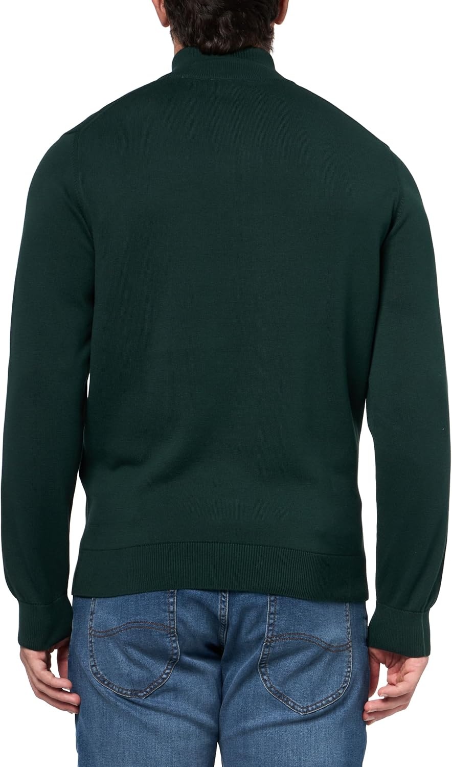 image:imageLacoste Mens Cotton Quarter Zip SweaterSinople