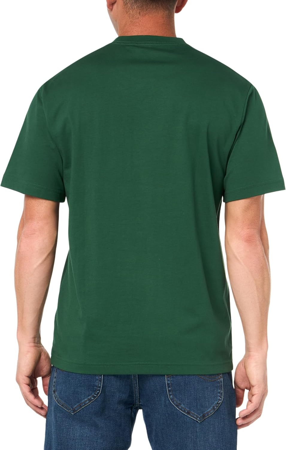image:imageLacoste Mens Cotton Tshirt with Breast PocketGreen Pocket