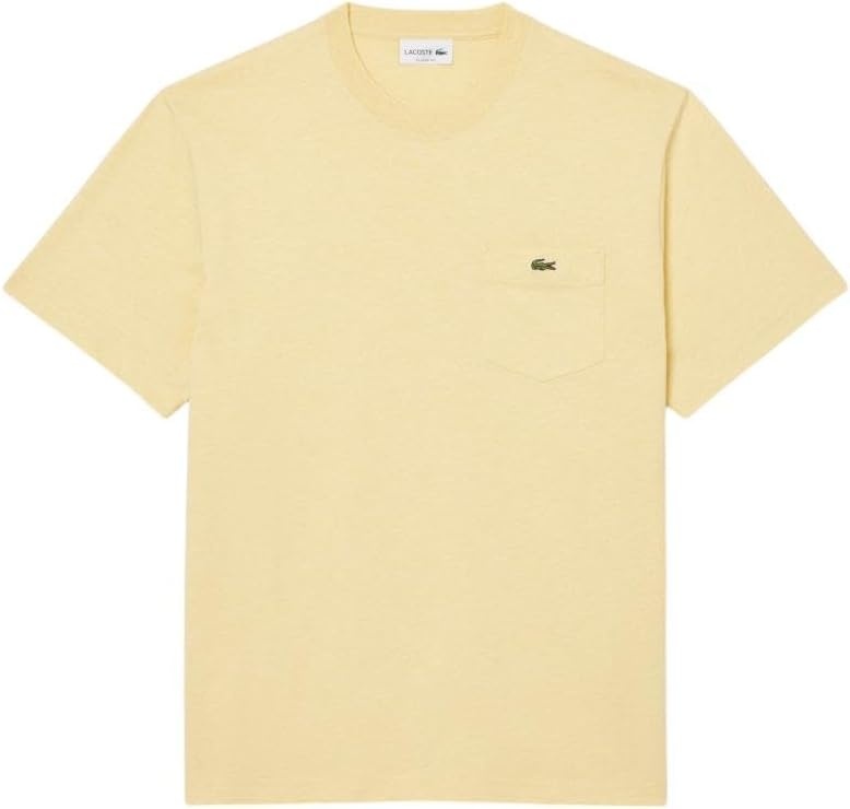 image:imageLacoste Mens Cotton Tshirt with Breast PocketSoleil Chine Pocket