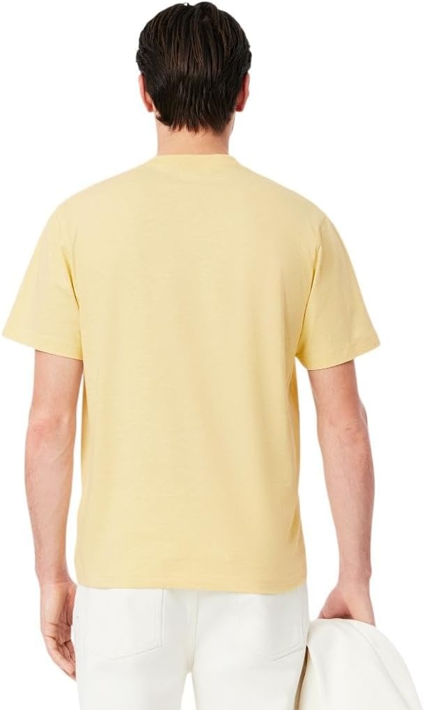 image:imageLacoste Mens Cotton Tshirt with Breast PocketSoleil Chine Pocket