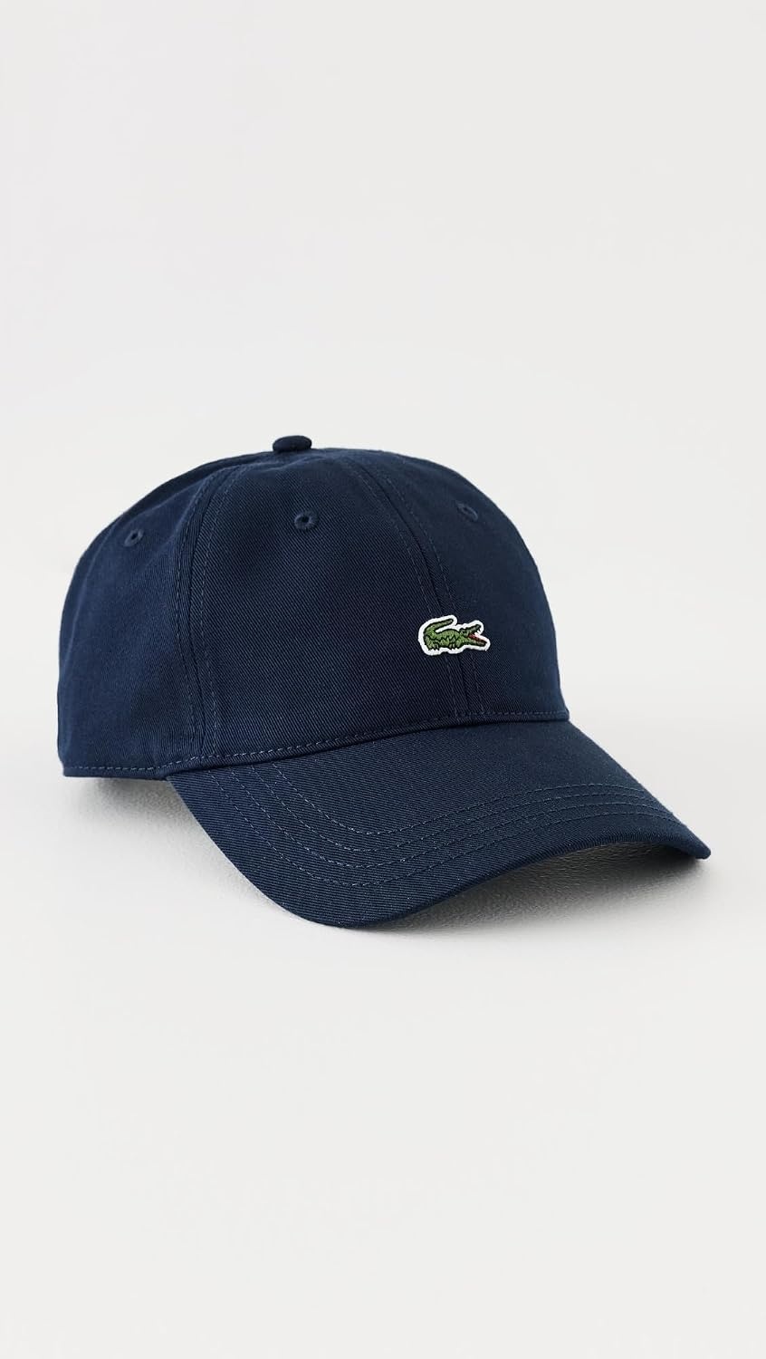 image:imageLacoste Mens Cotton Twill Side Logo CapNavy Blue