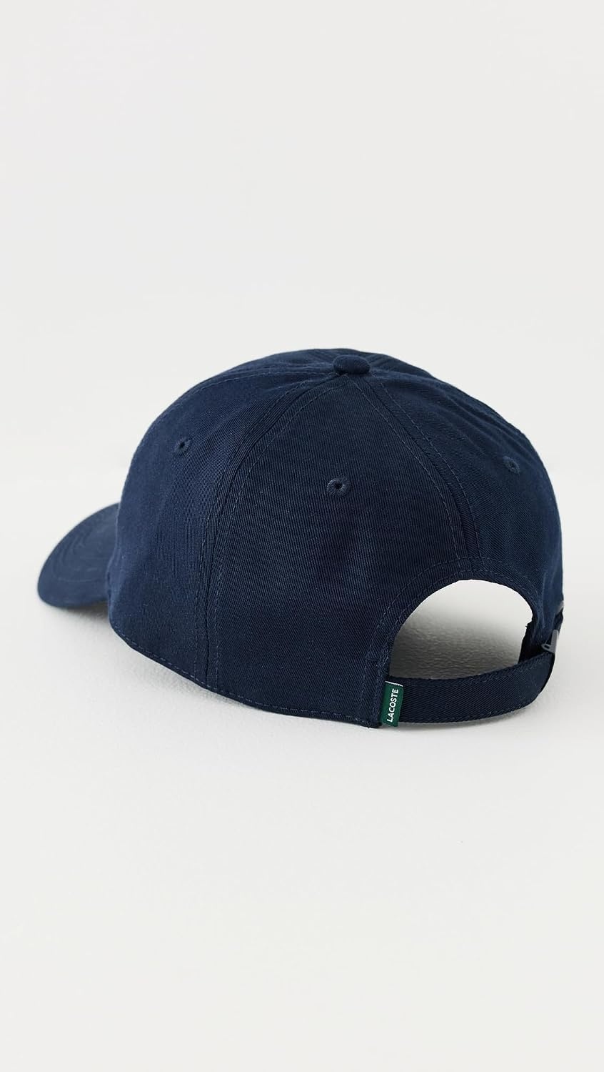 image:imageLacoste Mens Cotton Twill Side Logo CapNavy Blue