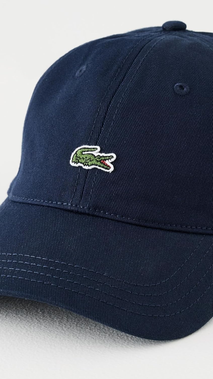 image:imageLacoste Mens Cotton Twill Side Logo CapNavy Blue