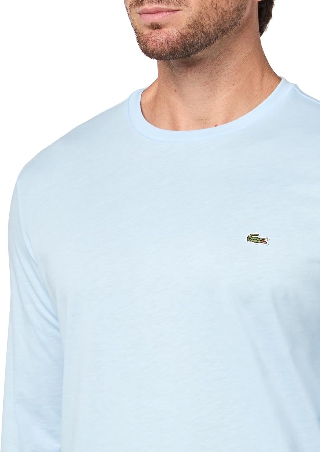 image:imageLacoste Mens Crew Neck Long Sleeve Regular Fit Classic TShirtRill