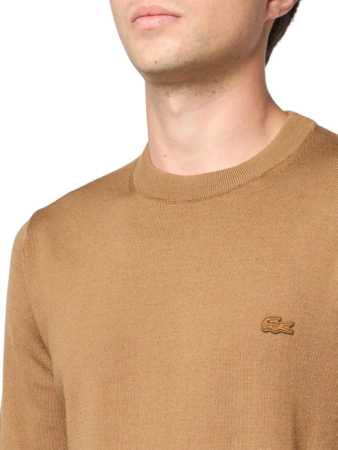 image:imageLacoste Mens Crew Neck Merino Wool SweaterCookie