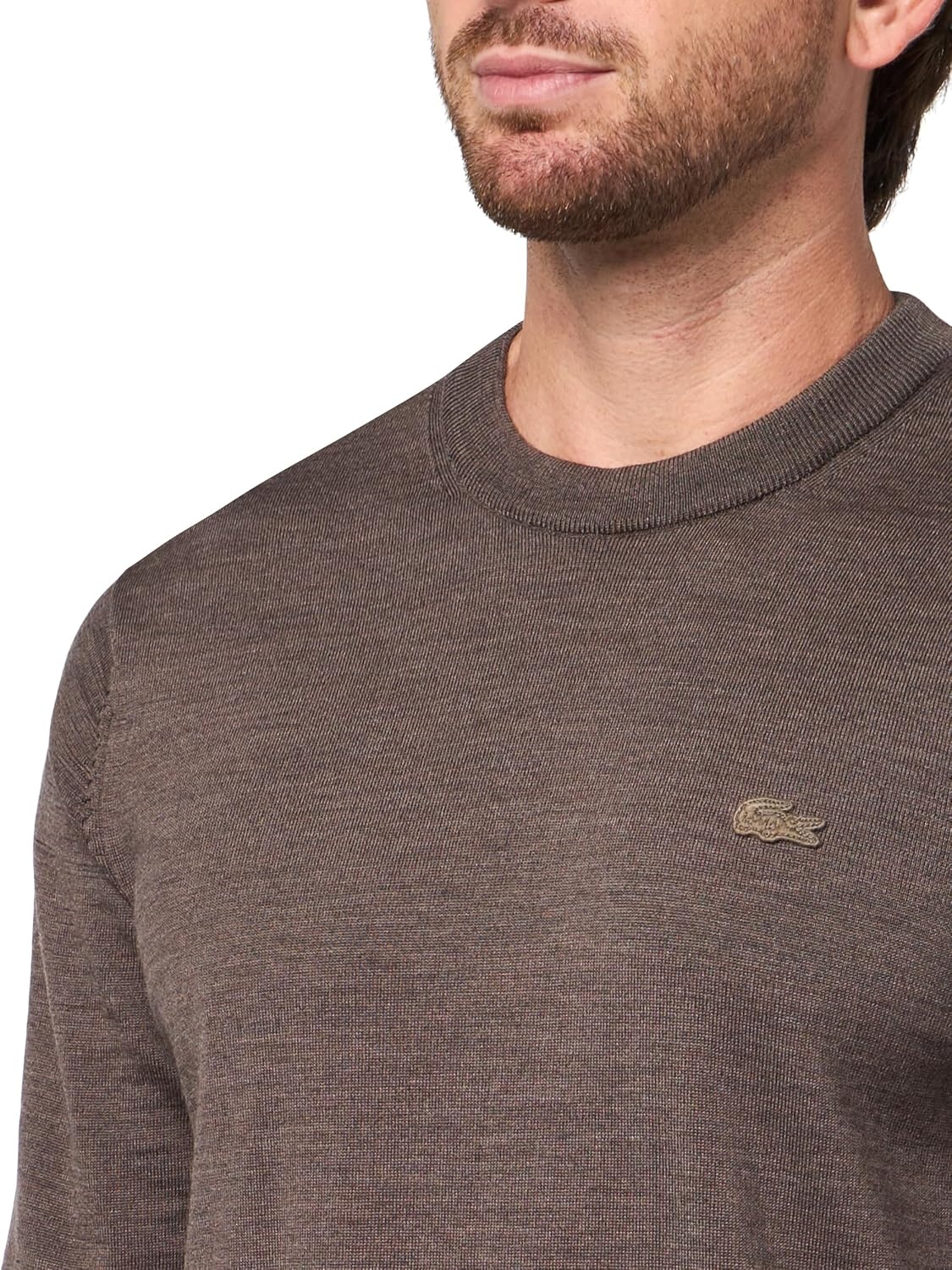image:imageLacoste Mens Crew Neck Merino Wool SweaterOpium